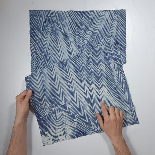 Detalle-Arashi-Shibori-Índigo